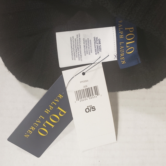 NWT Men's Ralph Lauren Polo Wide Rib Cuffed Beanie - Picture 6 of 6